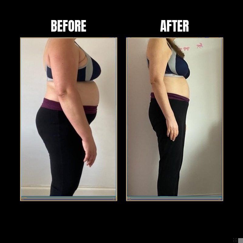Karen before and after: 20kg weight loss over 6 months
