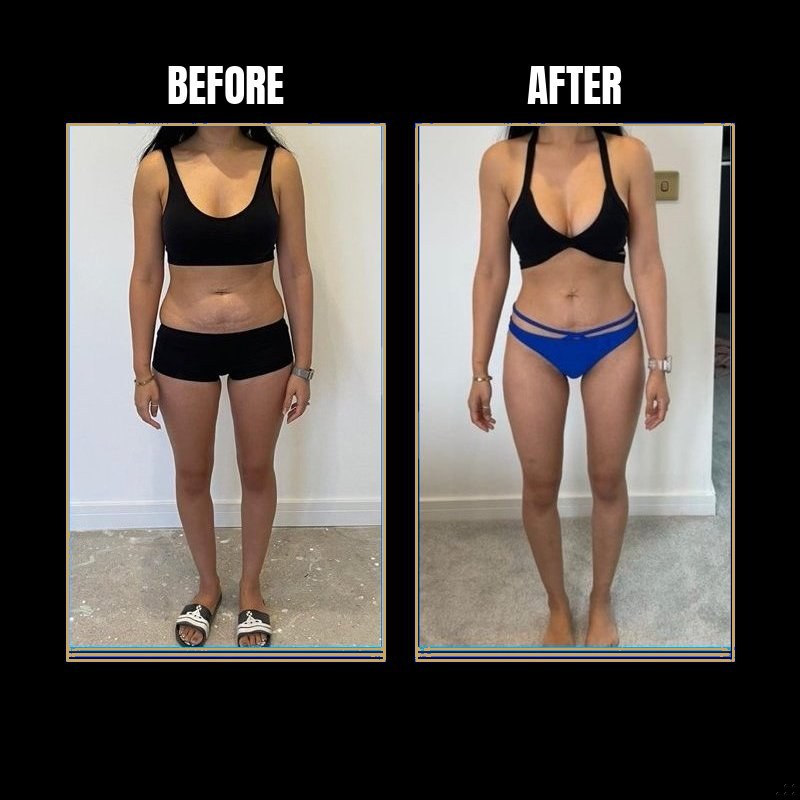 Monica before and after: 5kg fat loss in 3 months for beach confidence